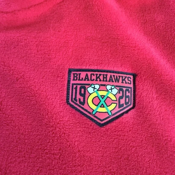 NHL Red Half-Zip Fleece Pullover - Picture 2 of 6